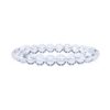 Bergkristall Armband – Klarer Quarz | 8 mm Kugeln mit elastischem Band