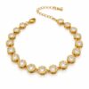 Zirkonia Armband Weiß – 18K Gold PVD beschichtet – elegant & zeitlos