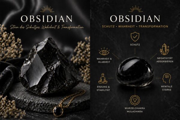 Obsidian – Der Schutzstein für Klarheit und Stärke