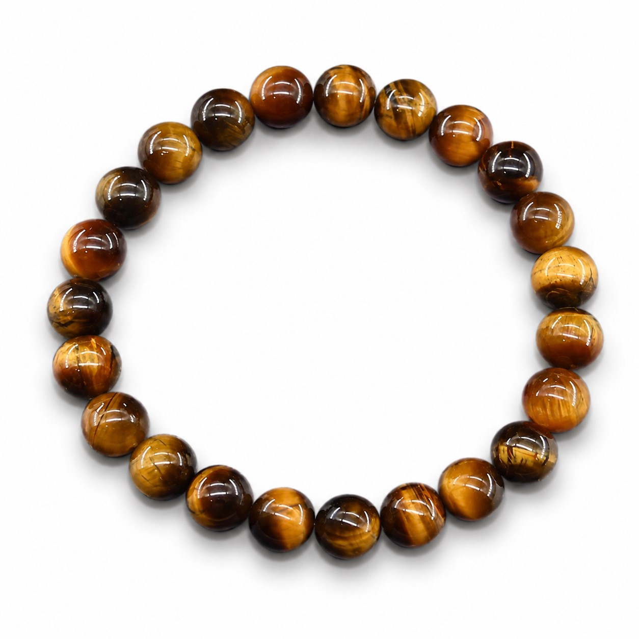 Kraftstein Armband – Natürliches Gelbes Tigerauge – Mut, Schutz & Selbstvertrauen