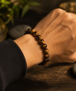 Kraftstein Armband – Natürliches Gelbes Tigerauge – Mut, Schutz & Selbstvertrauen