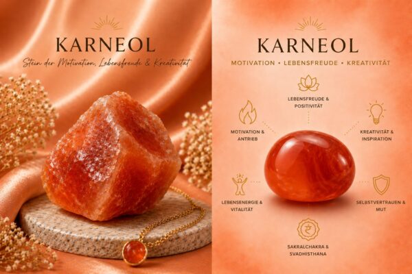 Karneol – Der Stein für Mut, Energie & Lebensfreude