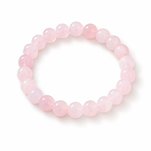 Kraftstein Armband – Rosenquarz – Liebe, Harmonie & Selbstliebe