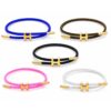 Geflochtenes Seilarmband mit H-Muster | 18K Echtgold Wasserplattierung